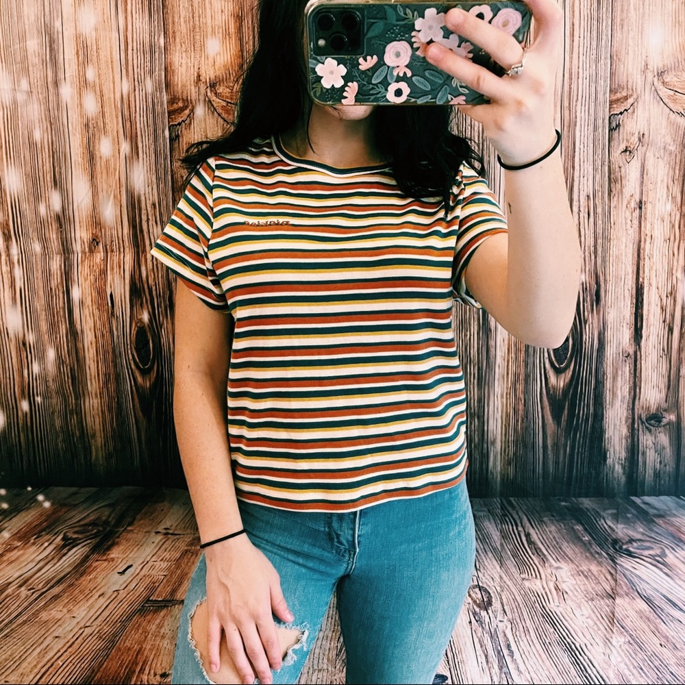 NWT striped dickies tee